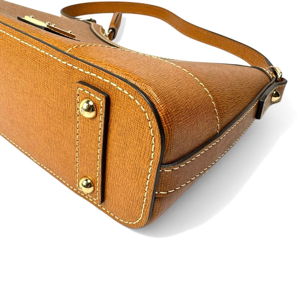 Dooney & Bourke Dixon Small Saffiano Leather Structured Hobo Shoulder Bag - Picture 8 of 13